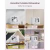 imageHAVA 2025 NEW Upgraded Countertop Dishwasher with Water Softener and Enhanced Energy Efficiency Portable Dishwasher with 8 Wash Programs Child Lock ampamp Delayed Start Function No Installation NeededMisty Lilac