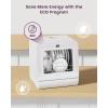 imageHAVA 2025 NEW Upgraded Countertop Dishwasher with Water Softener and Enhanced Energy Efficiency Portable Dishwasher with 8 Wash Programs Child Lock ampamp Delayed Start Function No Installation NeededMisty Lilac
