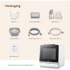 imageHAVA Countertop Dishwasher 8 Wash Programs NEW Upgraded Model Portable Dishwasher with Child Lock ampamp Delayed Start Function 5L Water Tank for Apartments Dorms and RVs  No Hookup Neededsnow white
